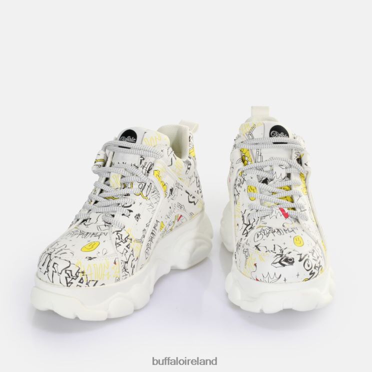 Graffiti White Buffalo CLD Corin Sneaker Low vegan |Sneakers F06ZHH210 - Image 3
