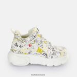 Graffiti White Buffalo CLD Corin Sneaker Low vegan |Sneakers F06ZHH210 - Image 5