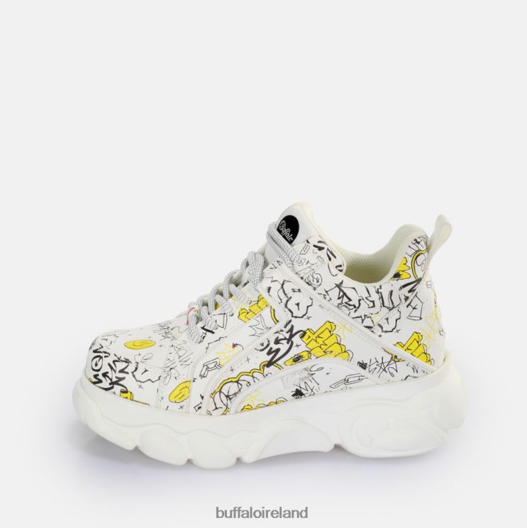 graffiti_white_buffalo_cld_corin_sneaker_low_vegan_sneakers_f06zhh210.jpg Graffiti White Buffalo CLD Corin Sneaker Low vegan |Sneakers F06ZHH210 - Image 1