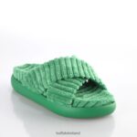 Green Buffalo Rey Cross Platform Slide vegan |Slides F06ZHH648 - Image 3