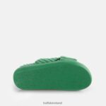 Green Buffalo Rey Cross Platform Slide vegan |Slides F06ZHH648 - Image 4