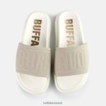 Grey Buffalo Rey platform sandal vegan nubuck |Slides F06ZHH908 - Image 3