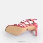 Hot Pink Buffalo Blair Cage Heeled Sandals vegan |Sandals F06ZHH283 - Image 7
