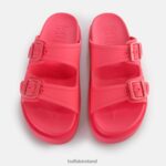 Hot Pink Buffalo Eve Sol Platform Slide vegan |Slides F06ZHH132 - Image 2