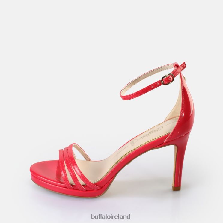 hot_pink_buffalo_melissa_2_heeled_sandals_vegan_sandals_f06zhh218.jpg Hot Pink Buffalo Melissa 2 Heeled Sandals vegan |Sandals F06ZHH218 - Image 1