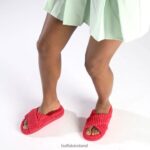 Hot Pink Buffalo Rey Cross Platform Slide vegan |Slides F06ZHH162 - Image 2