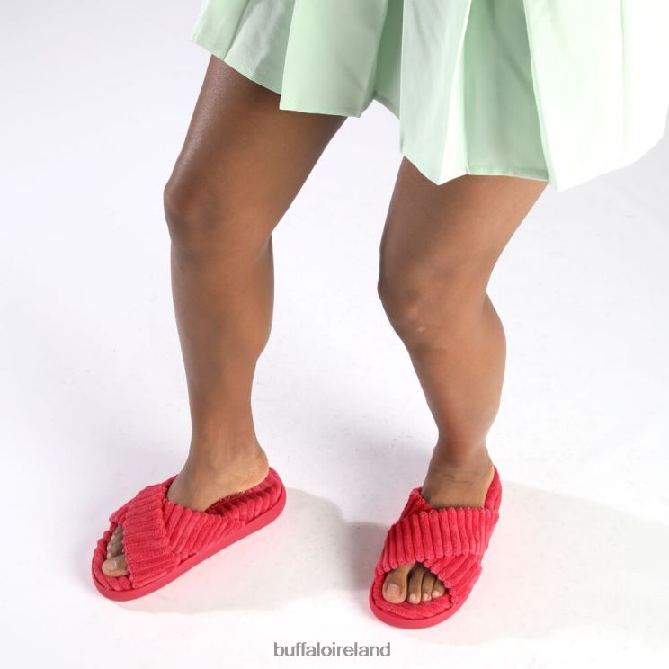 Hot Pink Buffalo Rey Cross Platform Slide vegan |Slides F06ZHH162 - Image 2
