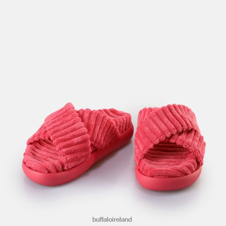 Hot Pink Buffalo Rey Cross Platform Slide vegan |Slides F06ZHH162 - Image 4