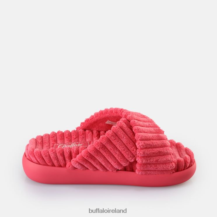 Hot Pink Buffalo Rey Cross Platform Slide vegan |Slides F06ZHH162 - Image 5