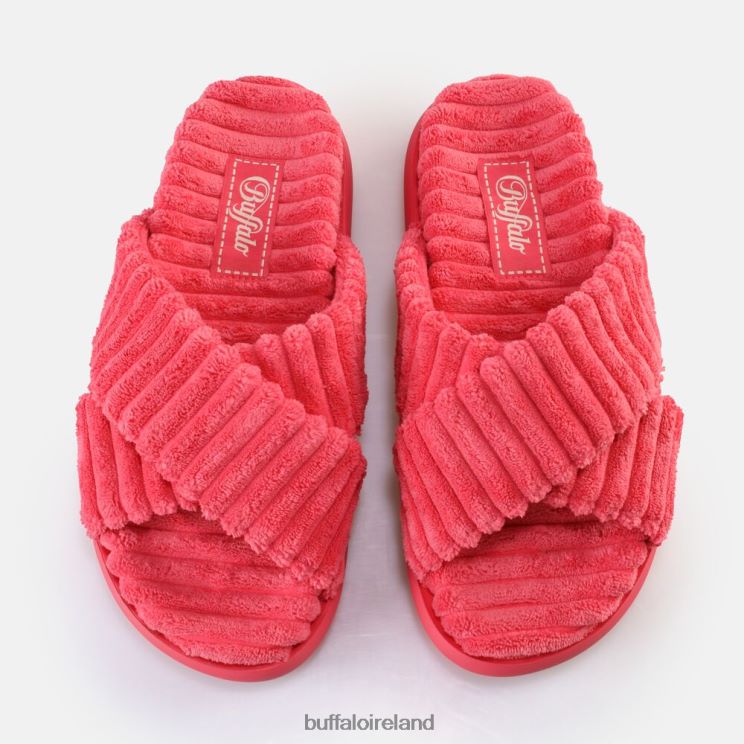 Hot Pink Buffalo Rey Cross Platform Slide vegan |Slides F06ZHH162 - Image 6