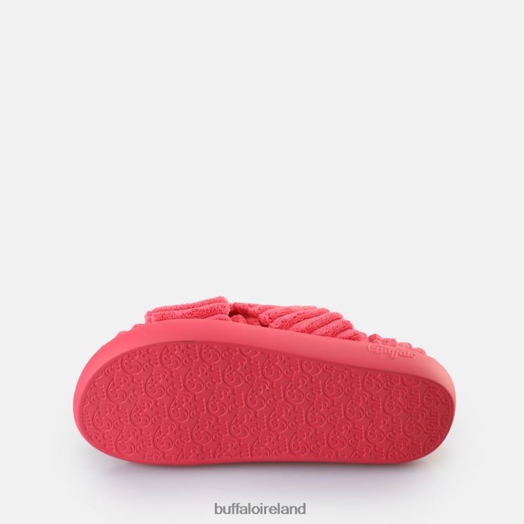Hot Pink Buffalo Rey Cross Platform Slide vegan |Slides F06ZHH162 - Image 7