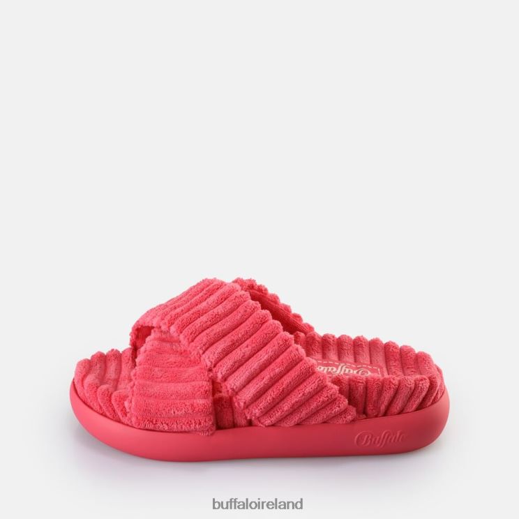 hot_pink_buffalo_rey_cross_platform_slide_vegan_slides_f06zhh162.jpg Hot Pink Buffalo Rey Cross Platform Slide vegan |Slides F06ZHH162 - Image 1