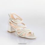 Ivory Buffalo Lucy Shine Heeled Sandals |Sandals F06ZHH280 - Image 4