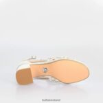 Ivory Buffalo Lucy Shine Heeled Sandals |Sandals F06ZHH280 - Image 5