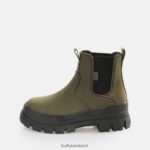 Khaki Buffalo Aspha Chelsea Warm Boot vegan |Boots F06ZHH611