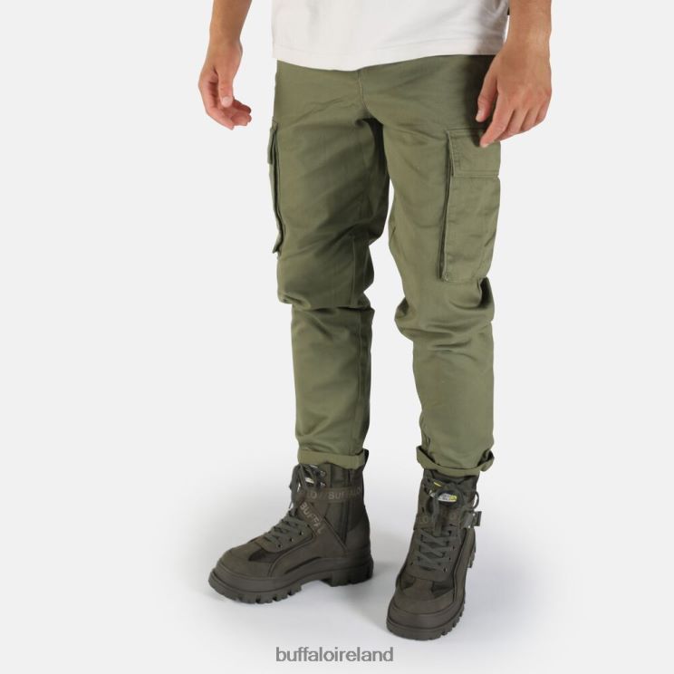 Khaki Buffalo Aspha Com1 Laceup Mid vegan ankle boot |Boots F06ZHH582 - Image 2