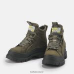 Khaki Buffalo Aspha NC vegan Mid ankle boots |Boots F06ZHH453 - Image 3