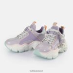 Lavender Buffalo Binary Sneakers Low vegan |Sneakers F06ZHH23 - Image 4