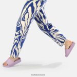 Lavender Buffalo Lake Quilt platform sandals vegan |Slides F06ZHH797 - Image 2