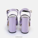 Lavender Buffalo May Donna Heeled Sandals vegan |Sandals F06ZHH252 - Image 2