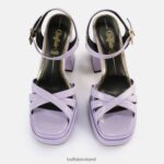 Lavender Buffalo May Donna Heeled Sandals vegan |Sandals F06ZHH252 - Image 5