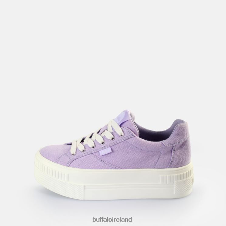 lavender_buffalo_paired_sneakers_low_vegan_sneakers_f06zhh116.jpg Lavender Buffalo Paired Sneakers Low vegan |Sneakers F06ZHH116 - Image 1