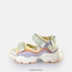 Lavender Multi Buffalo Binary 0 Platform Sandals vegan |Sandals F06ZHH150