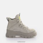 Light Grey Buffalo Aspha NC Mid Laceup Ankle-Boot vegan |Boots F06ZHH630 - Image 5