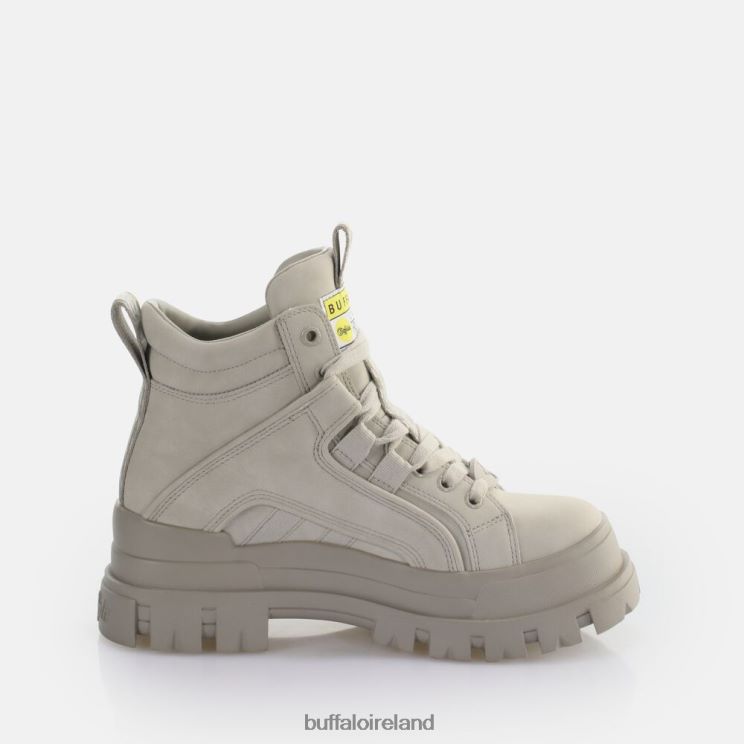 Light Grey Buffalo Aspha NC Mid Laceup Ankle-Boot vegan |Boots F06ZHH630 - Image 5