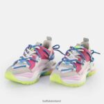 Light Grey/Neon Multicolour Buffalo Triplet Lace Sneakers Low vegan |Sneakers F06ZHH747 - Image 4