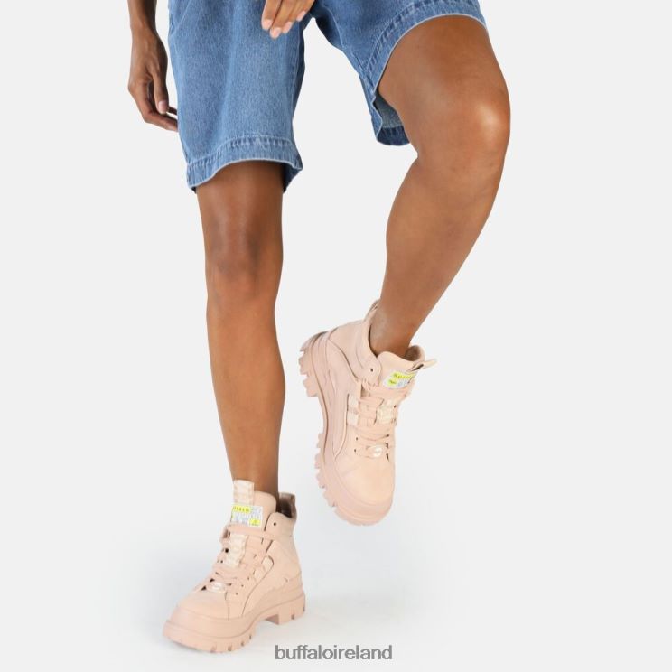 Light Pink Buffalo Aspha NC Mid Laceup Ankle-Boot vegan |Boots F06ZHH682 - Image 2