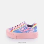 Lilac Love Buffalo Paired Graffiti Sneakers Low vegan |Sneakers F06ZHH33