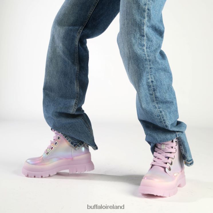 Mermaid Buffalo Aspha Lace Up HI Ankle Boot vegan |Boots F06ZHH374 - Image 2