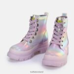 Mermaid Buffalo Aspha Lace Up HI Ankle Boot vegan |Boots F06ZHH374 - Image 4