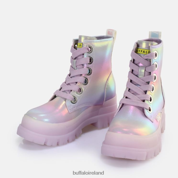 Mermaid Buffalo Aspha Lace Up HI Ankle Boot vegan |Boots F06ZHH374 - Image 4