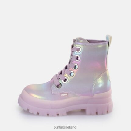 Mermaid Buffalo Aspha Lace Up HI Ankle Boot vegan |Boots F06ZHH374