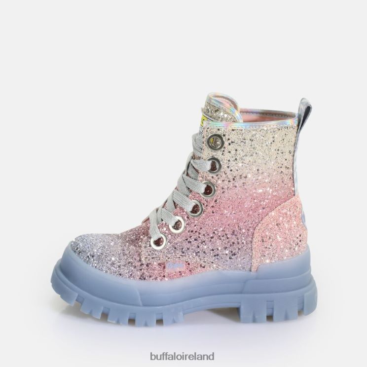 Mermaid Purple Buffalo Aspha Laceup HI ankle boot vegan |Boots F06ZHH434 - Image 2