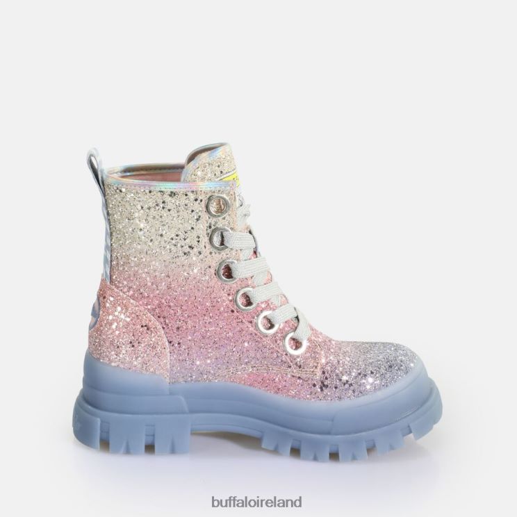Mermaid Purple Buffalo Aspha Laceup HI ankle boot vegan |Boots F06ZHH434 - Image 5