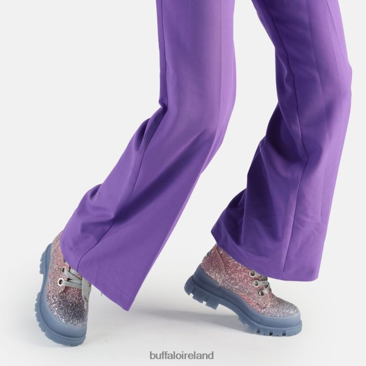 mermaid_purple_buffalo_aspha_laceup_hi_ankle_boot_vegan_boots_f06zhh434.jpg Mermaid Purple Buffalo Aspha Laceup HI ankle boot vegan |Boots F06ZHH434 - Image 1
