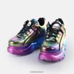 Mermaid Purple Buffalo Classic Sneakers Low vegan |Sneakers F06ZHH135 - Image 4