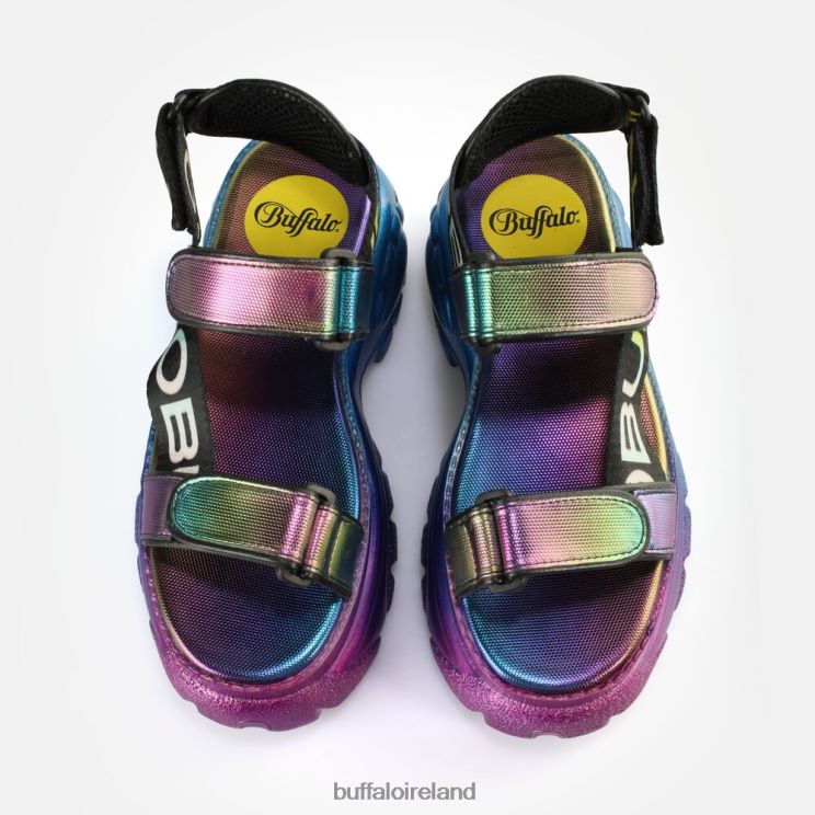 Mermaid Purple Buffalo Classic TS SND Platform Sandals vegan |Sandals F06ZHH522 - Image 3