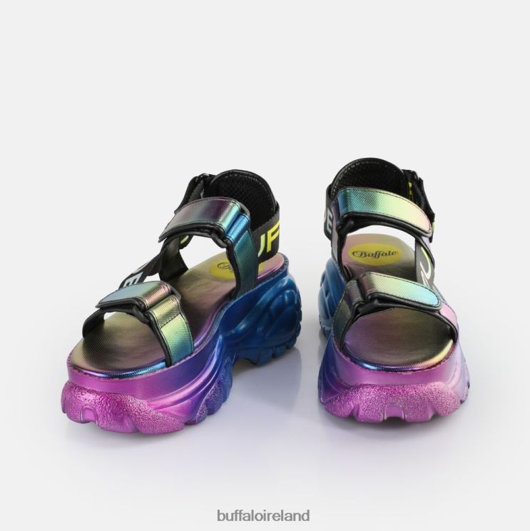 Mermaid Purple Buffalo Classic TS SND Platform Sandals vegan |Sandals F06ZHH522 - Image 4