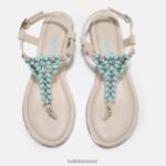 Mint Green Buffalo Rosalie vegan sandal |Sandals F06ZHH814 - Image 3