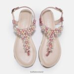 Multicoloured Buffalo Capri Pearl sandal vegan |Sandals F06ZHH873 - Image 3