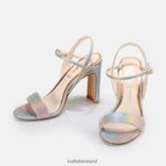Multicoloured Buffalo Jean Neat High-Heeled Sandal vegan |Sandals F06ZHH37 - Image 4