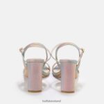 Multicoloured Buffalo Jean Neat High-Heeled Sandal vegan |Sandals F06ZHH37 - Image 5