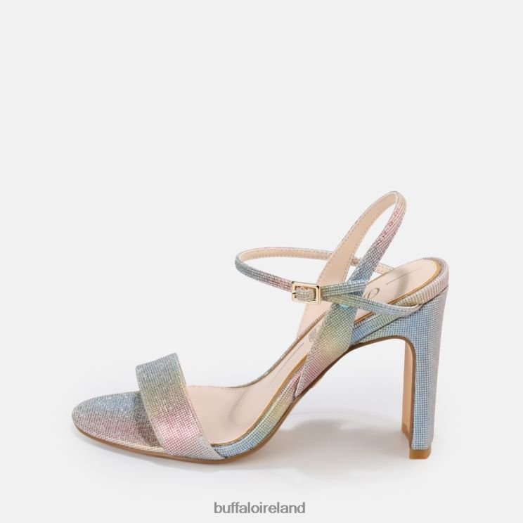 multicoloured_buffalo_jean_neat_high_heeled_sandal_vegan_sandals_f06zhh37.jpg Multicoloured Buffalo Jean Neat High-Heeled Sandal vegan |Sandals F06ZHH37 - Image 1