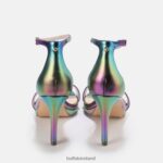 Multicoloured Buffalo Monroe High-Heeled Sandal vegan |Sandals F06ZHH225 - Image 5