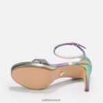 Multicoloured Buffalo Monroe High-Heeled Sandal vegan |Sandals F06ZHH225 - Image 6