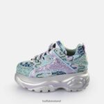 Neon Aqua Buffalo Classic Sneakers Low |Sneakers F06ZHH119 - Image 2